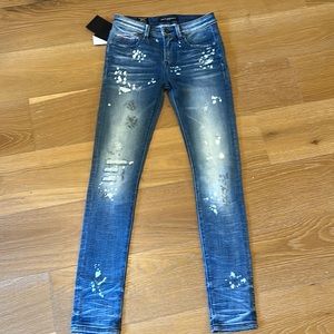 Cult of individuality punk super skinny Dune jeans men 29/32 new